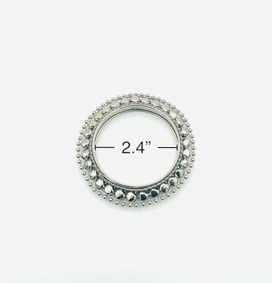 Traditional Ghungroo Style Bangles Pair with Polki Kundan Accents Wristwear