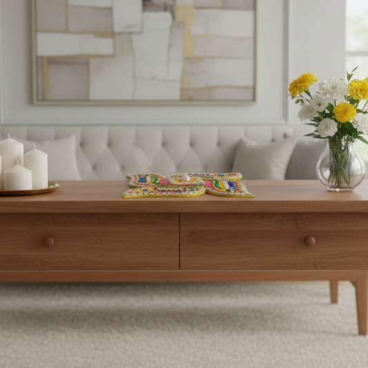 Swastika Rangoli Decor