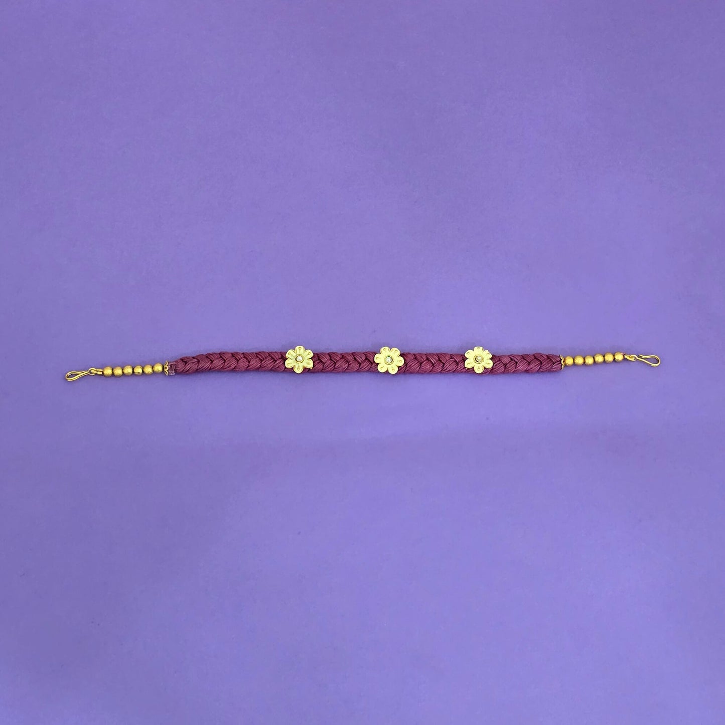 Antique Shishphool Matte Gold Plated Traditional Indian Bridal Hair Accessory